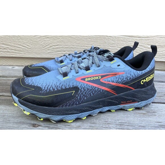 Brooks Cascadia 18 Men\'s 12.5 2E Wide Trail Running Shoes *MISSING INSOLES* main image 4